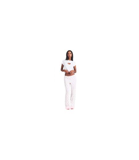 Bas De Pyjama Motif/style Cœurs Femme Blanc Skims