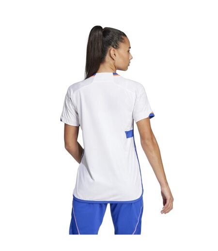Maillot Handball Motif/style France Ffr Femme Blanc Adidas