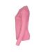 Womens/ladies long-sleeved t-shirt pink Cottover-3