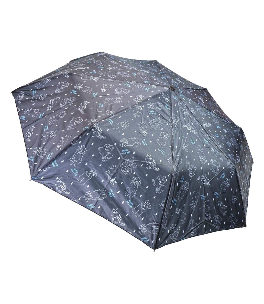 Compact Supermini Umbrella Highland Cow Cats & Dogs Travel Rain Umbrella-3