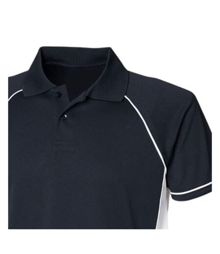 Unisex Adult Team Polo Shirt Navy White Finden & Hales
