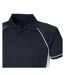Unisex Adult Team Polo Shirt Navy White Finden & Hales-3