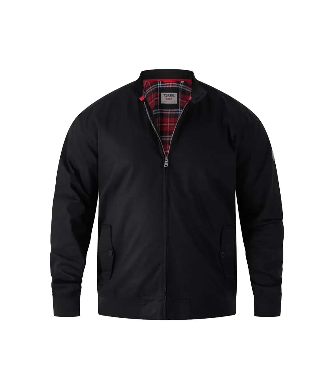 Mens D555 Kent Kingsize Harrington Jacket Black Duke-1