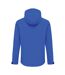 Mens makalu recycled polyester soft shell jacket royal blue Iqoniq-2