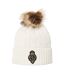 Bonnet Polo Femme Crème Ralph Lauren-1