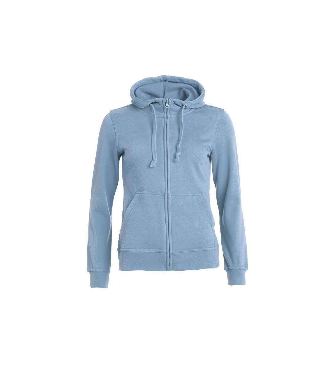Veste À Capuche Femme Bleu Clair Clique-1
