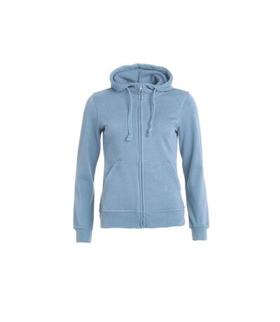 Veste À Capuche Femme Bleu Clair Clique