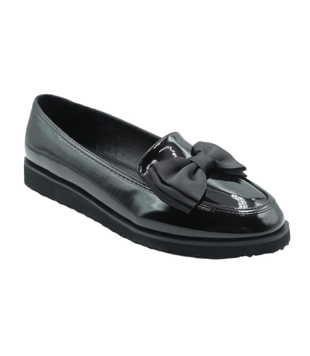 Mocassins alpha femme noir verni Where´s That From-1