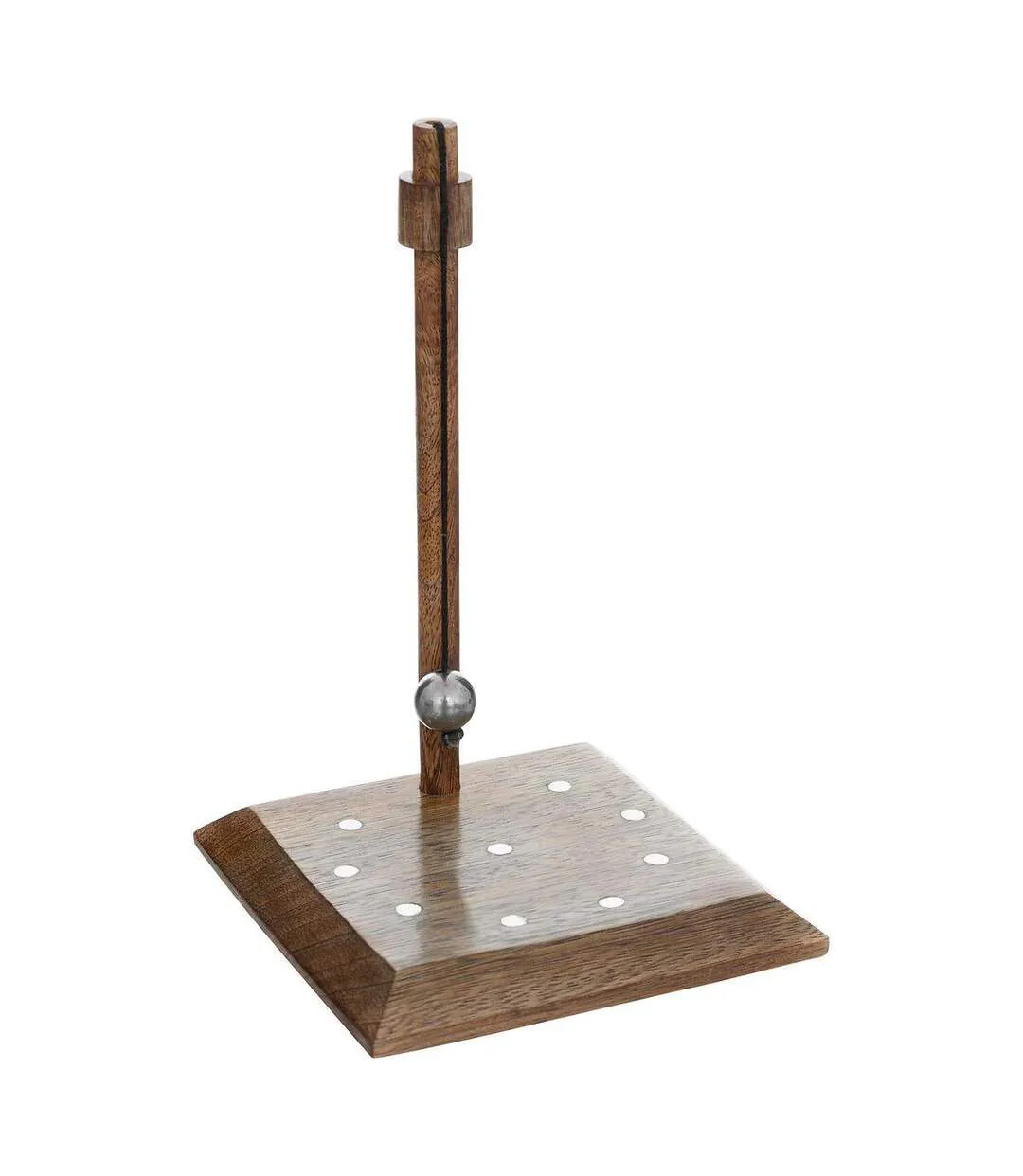 Jeu de Quilles en Bois Café 22cm Marron-2