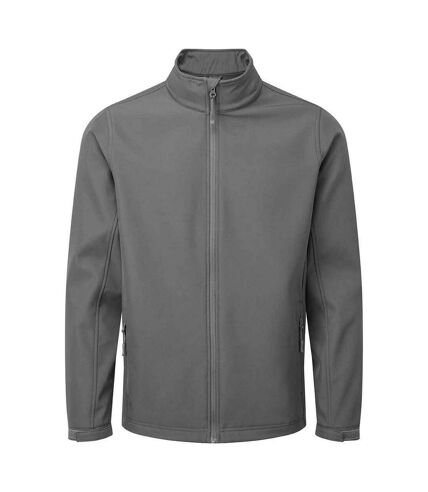 Premier Mens Recycled Wind Resistant Soft Shell Jacket (Dark Grey) - UTPC5163