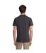 Polo Spring Homme Gris Foncé Uni SOLS-2