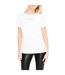 Womens/ladies Diamante Logo T-shirt White Hugo Boss-3