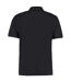 Polo À Manches Courtes Homme Noir Kustom Kit-2