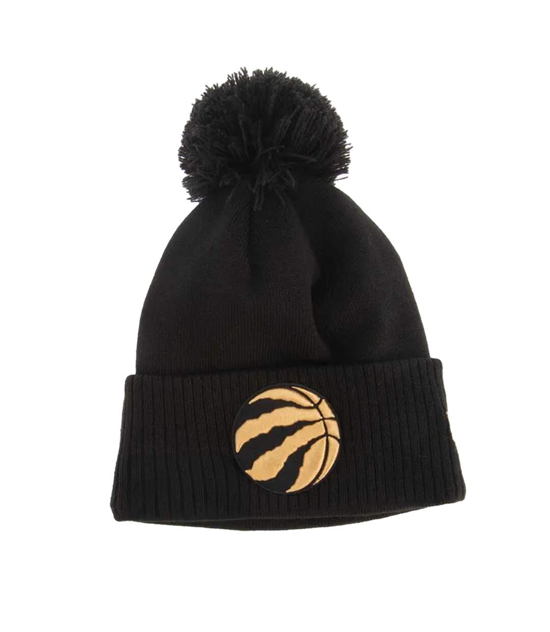 Womens/ladies Toronto Raptors Nba Knitted Beanie Black New Era-1