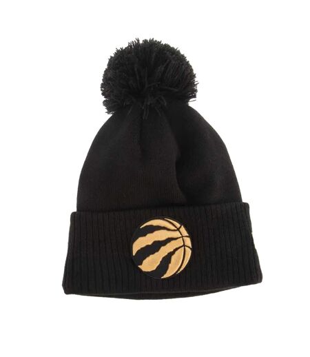 Womens/ladies Toronto Raptors Nba Knitted Beanie Black New Era