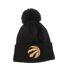 Womens/ladies Toronto Raptors Nba Knitted Beanie Black New Era-1