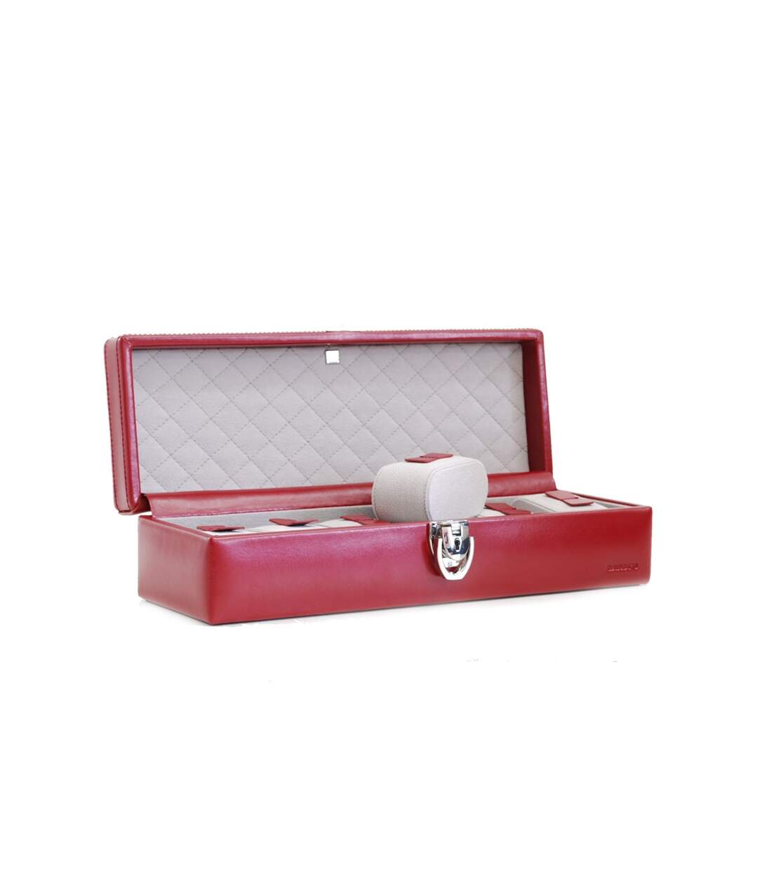 Davidts - Coffret 6 montres en cuir Chrome - rouge - 4525-2