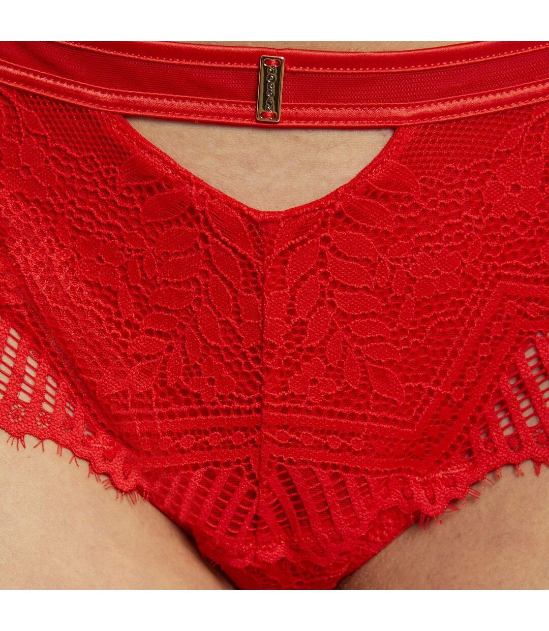 Shorty tanga rouge Sophia