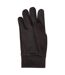 Mens touch screen fleece gloves black Mountain Warehouse