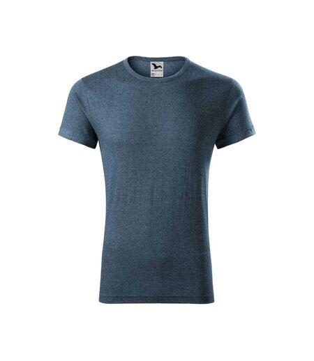 T-shirt Fusion Homme Bleu Marine Foncé Malfini