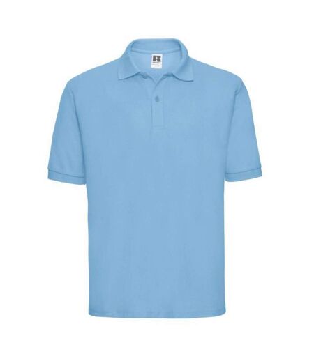 Polo À Manches Courtes Homme Bleu Ciel Russell