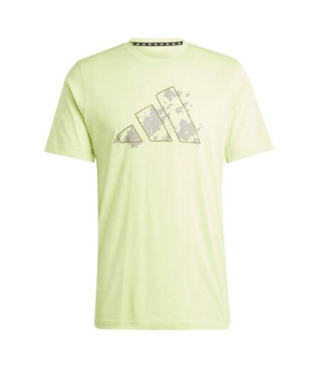 T-shirt Train Essentials Seasonal Homme Vert Clair Argenté Adidas