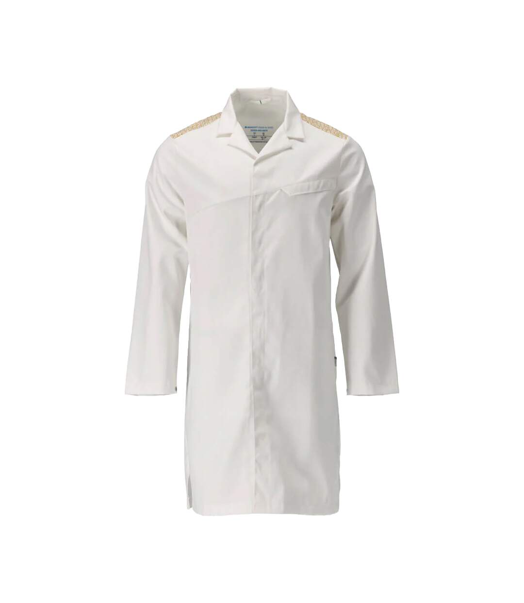 Manteau Smock Food & Care L Blanc Jaune Or Mascot-1