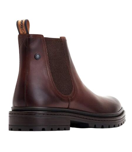 Bottines Chelsea Walsh Homme Marron Base London