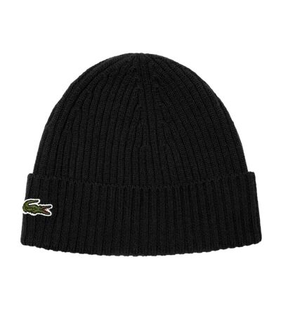 Bonnet Noir Homme Lacoste RB0001 - Taille unique