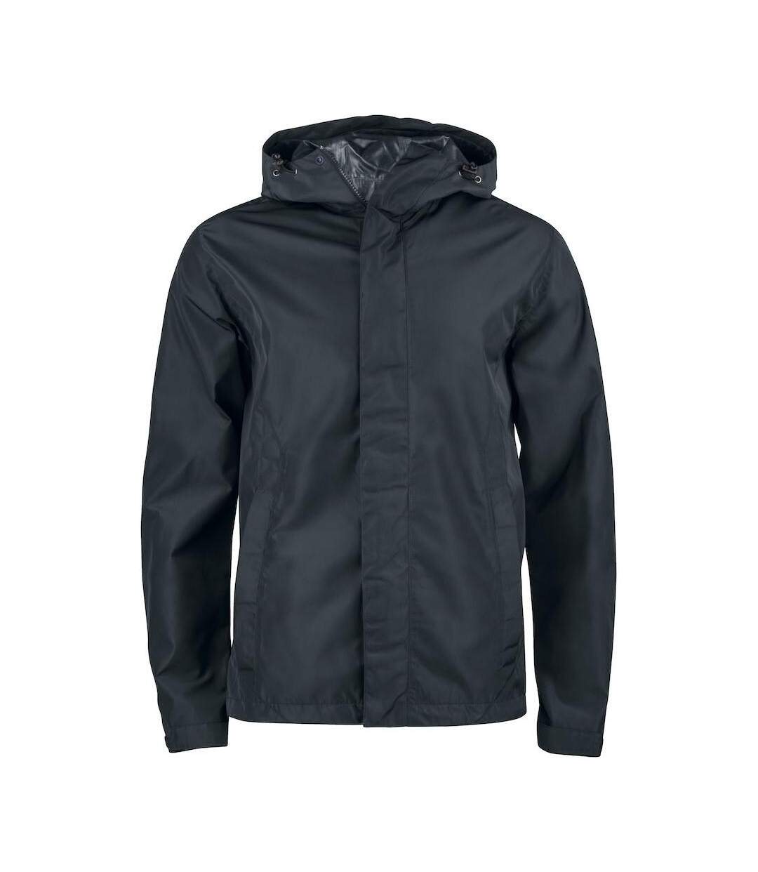 Unisex Adult Webster Waterproof Jacket Black Clique-1