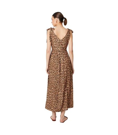 Robe mi-longue femme marron Dorothy Perkins