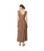 Robe mi-longue femme marron Dorothy Perkins