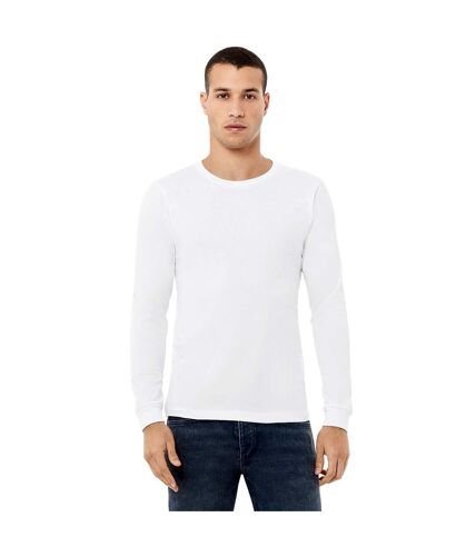 Bella + Canvas T-shirt unisexe à manches longues en jersey pour adultes (Blanc) - UTBC4776