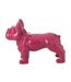 Statue Déco Bulldog 88cm Fuchsia-2