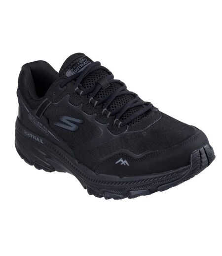 Mens Go Run Trail Altitude 2.0 Cold Creek Leather Trainers Black Skechers