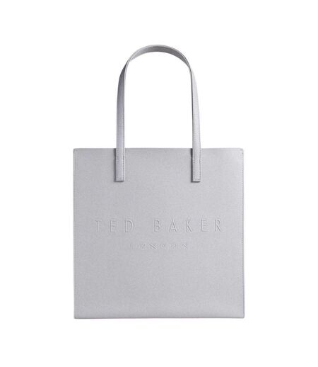 Crosshatch Logo Tote Bag One Size Light Grey Ted Baker