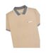 Polo Motif/style Rayure Contrastée Sur Bord Homme Beige Gris Gris Lambretta-4