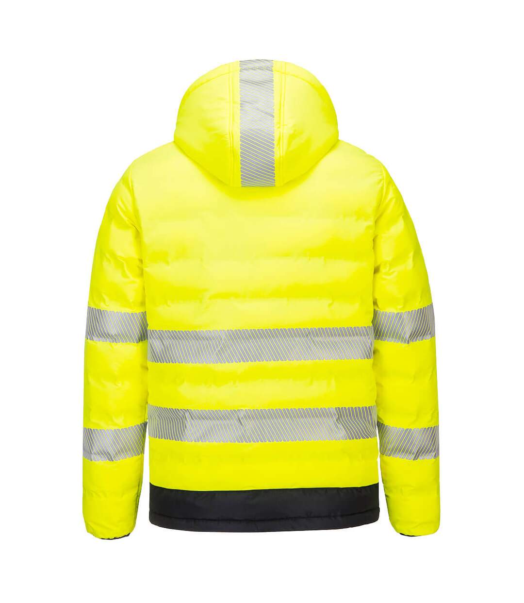 Mens ultrasonic hi-vis heated jacket yellow/black Portwest-2