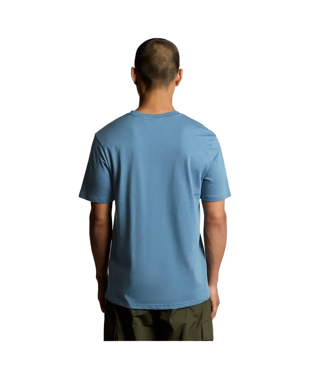 T-shirt Manches Courtes Motif/style Logo Homme Bleu Mer Lyle & Scott-4