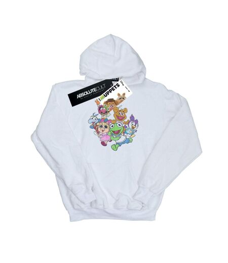 Disney Femmes/Les femmes The Muppets Muppet Babies Colour Group Sweat à capuche (Blanc) - UTBI12197