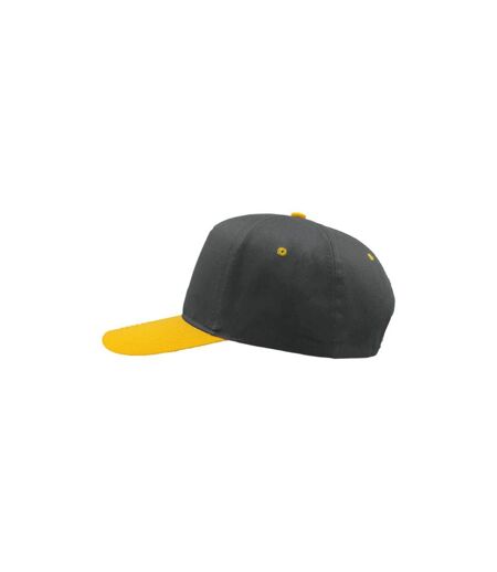 Lot de 2  casquettes start adulte bleu marine / jaune Atlantis