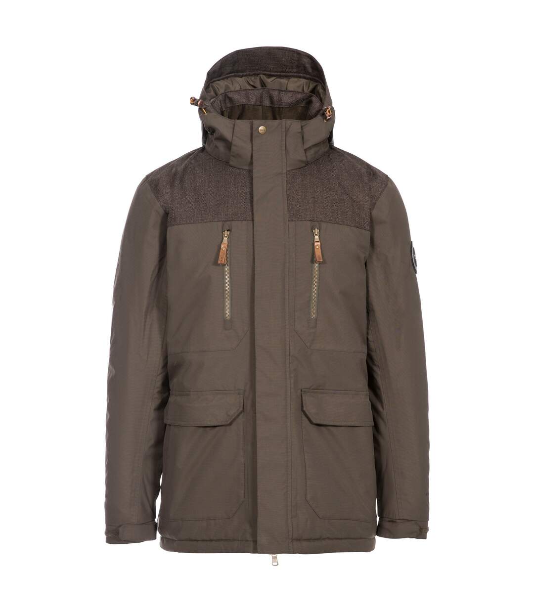 Trespass Mens Rockwell Waterproof Jacket (Peat) - UTTP4766-1