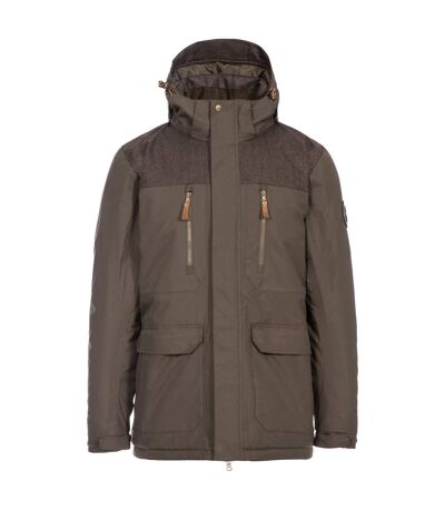 Trespass Mens Rockwell Waterproof Jacket (Peat) - UTTP4766