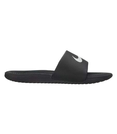 Claquettes Motif/style Logo Coffee Garçon Noir Nike