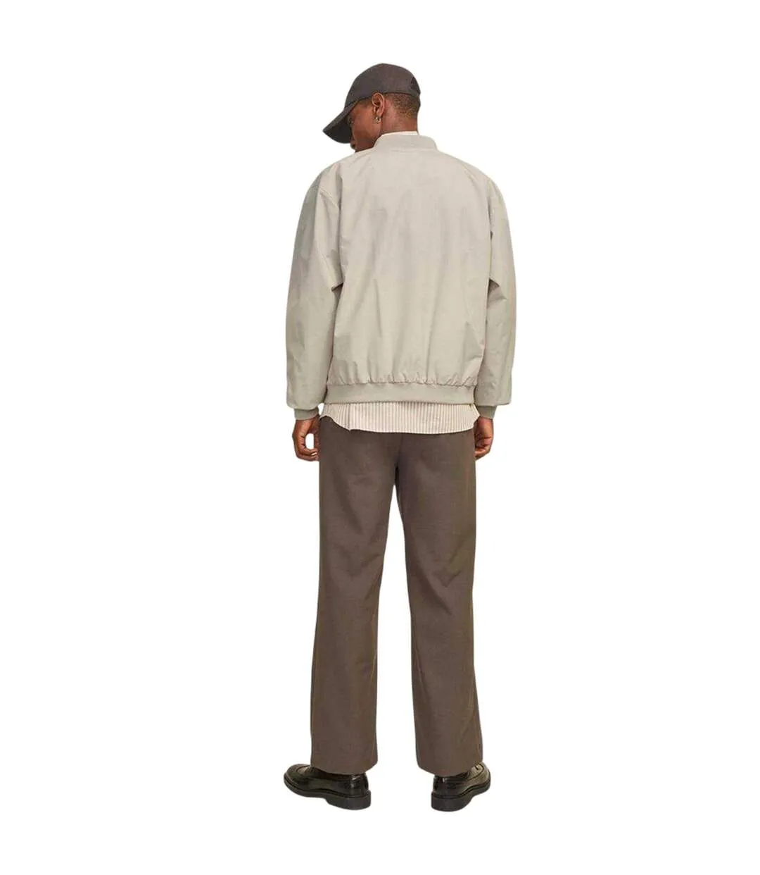 Blouson Aviateur Homme Beige Pâle Jack And Jones-3