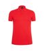 Mens Firenze Cotton Polo Shirt Bright Red Boss-1