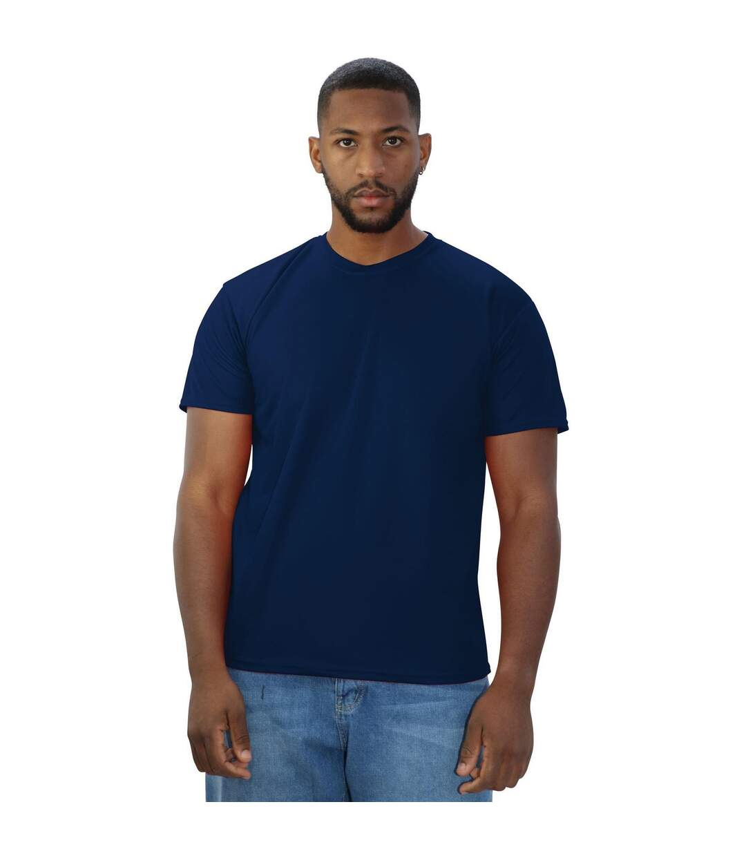T-shirt Original Tech Adulte Bleu Marine Casual Classics-4