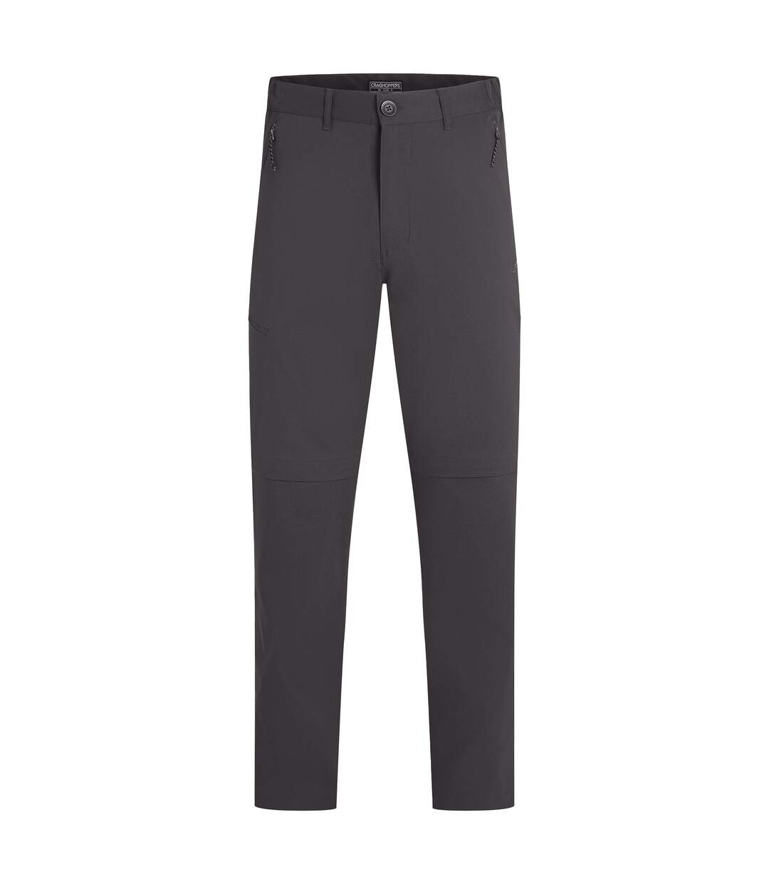 Pantalon Uni À Taille Mi-haute Semi-élastiquée 2-en-1 Kiwi Pro Homme Anthracite Craghoppers-2