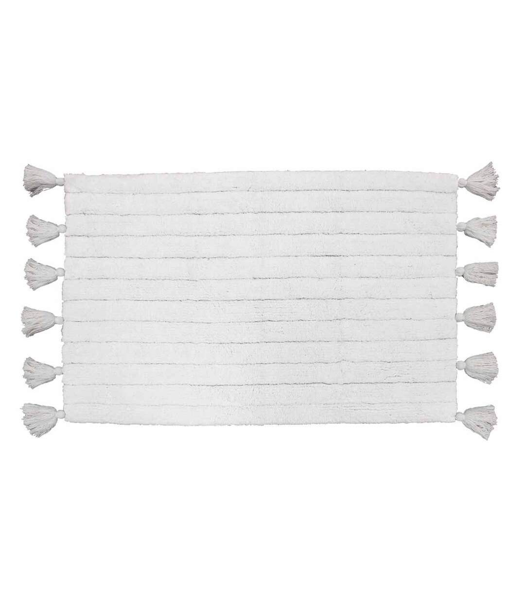 Tapis de Salle de Bain Minatis 50x80cm Blanc-1