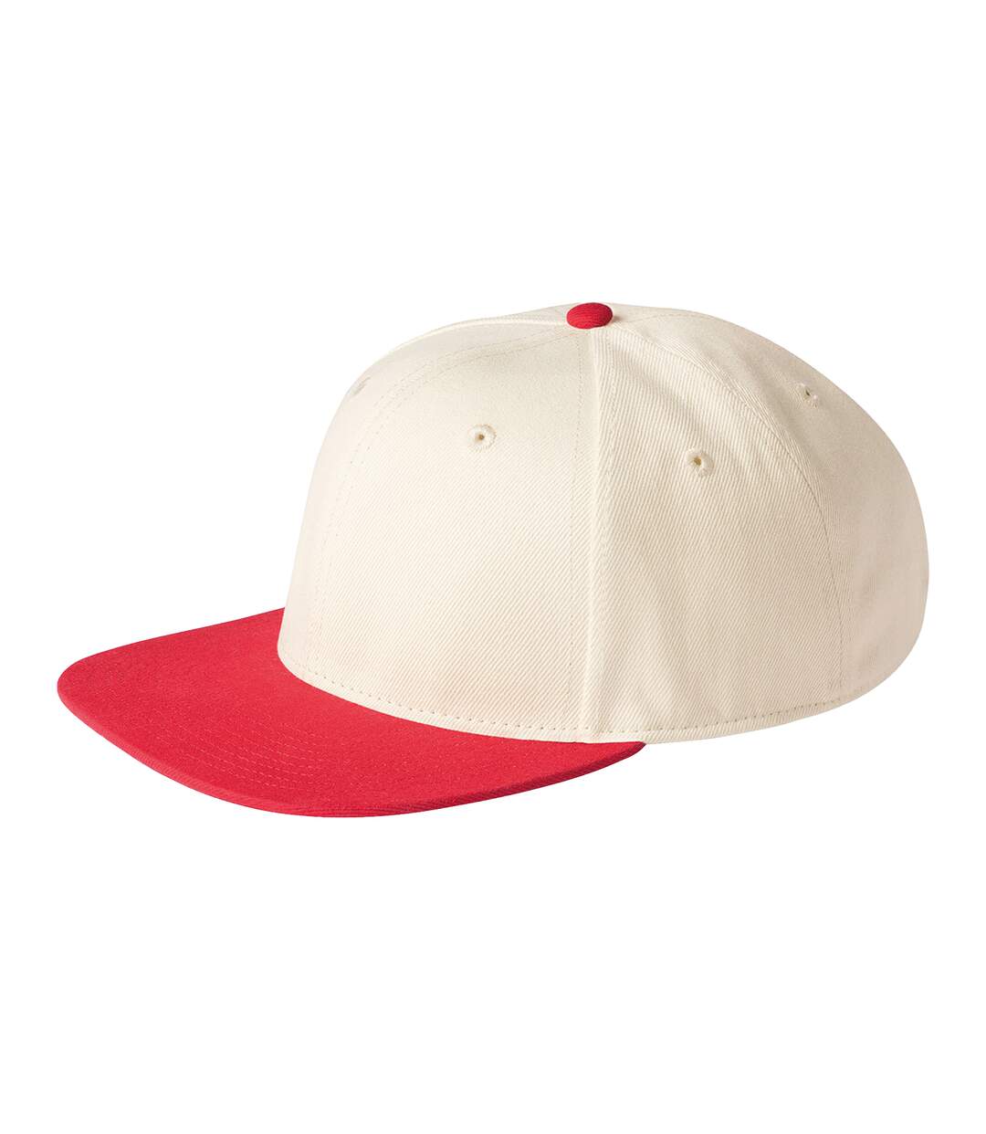 Casquette De Baseball Adulte Naturel Rouge Beechfield-2